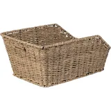 Basil Cento Hinterradkorb Rattan Look braun