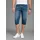 Bruno Banani Jeansbermudas BRUNO BANANI "Hutch-Bermuda", Herren, Gr. 38, Länge 32, blau, Denim/Jeans, Obermaterial: 98% Baumwolle, 2% Elasthan, unifarben, straight fit kniebedeckend, Jeans, Straight-Fit, normale Leibhöhe, aus elastischem Denim-Material, Topseller