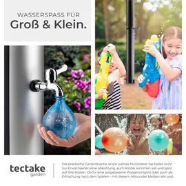 Tectake Solardusche Schwarz 40 l
