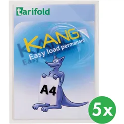 Selbstklebende permanente Tasche A4, 5 Stk.