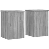 vidaXL Pflanzenständer 2 Stk. Grau Sonoma 20x20x30 cm Holzwerkstoff