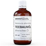 wesentlich. Teebaumöl- reines ätherisches Öl von wesentlich. 100% naturrein aus der Glasflasche (100ml)