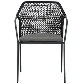 barths Burano Gartenstuhl 58,5 x 60 x 83,5 cm grau 4 St.