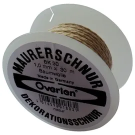 Overmann Baumwollkordel 1,0mm 30m weiß Overmann
