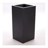 eleganteinrichten Pflanzkübel 38 x 38 x 80 cm schwarz