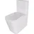 Sanicomfort Aliki Square Stand-WC mit WC-Sitz Weiß