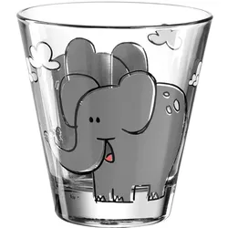 Becher LEONARDO Elefant BAMBINI - transparent