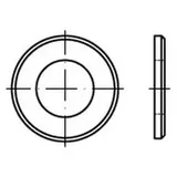 F. REYHER Nchfg. GmbH & Co. KG DIN 125 Flache Scheibe Edelstahl A4 B 46mm ohne Fase Form B