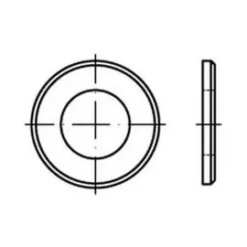 F. REYHER Nchfg. GmbH & Co. KG DIN 125 Flache Scheibe Edelstahl A4 B 46mm ohne Fase Form B