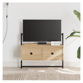vidaXL TV-Schrank TV-Wandschrank Sonoma-Eiche 60,5x30x51 cm Holzwerkstoff TV-Lowboard braun