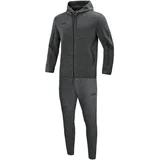 Jako Herren Jogginganzug Premium Basics mit Kapuze, Anthrazit-Meliert, S