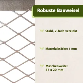 NATIV Komposter 800 Liter Volumen, Metallkomposter