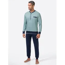 Pastunette Schlafanzug Langarm Blau 56/58
