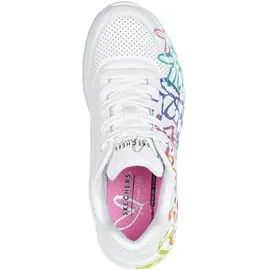 SKECHERS Uno Lite Metallic Joy Kinder Weiß/Mehrfarbig 38