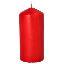 Papstar Stumpenkerze 6 x 13 cm 10 St. rot