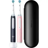 Oral-B iO Series 3n Matt Black/Blush Pink + Reiseetui mit 2. Handstück