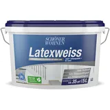 SCHÖNER WOHNEN Latexweiss seidengläzend Wandfarbe Innenfarbe 5 l