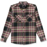 Volcom - Netastone Flannel L/S - Hemd Gr M braun