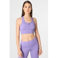 super.natural Merino Bra W MOTION ZIP TOP in lila | Gr.: XL