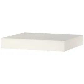 HENDI Hackblock aus Edelstahl 1 Stück 500 x 400 x 80 mm Weiß