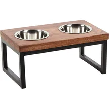 Karlie Flamingo Futter- UND TRINKNAPF Set + STÄNDER Tommy 35,5x19x14,5CM 370ML