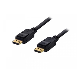 Deltaco DisplayPort Kabel 4K Schwarz - 2 meter