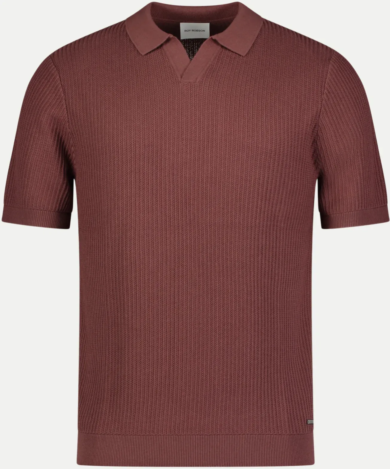Polo-Pullover mit 1/2 Arm Rot XL