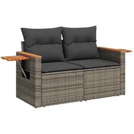 vidaXL Garten-Lounge-Set 8-tlg. grau