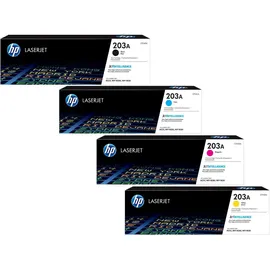HP Original 203A Toner 5er Multipack (2x CF540A, CF541A, CF543A, CF542A)