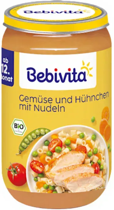 Bebivita Gemüse-Hähnchen-Nudelmahlzeit 250 g