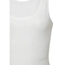 Copenhagen Studios Stringbody COPENHAGEN STUDIOS "mit hochwertiger Logostickerei", Damen, Gr. XS (34), N-Gr, weiß, Feinripp, Obermaterial: 96% Baumwolle, 4% Elasthan, bestickt, unifarben, Basic, bequem, tiefer Rundhals, Bodys Stringbody, aus gerippter Bio-Baumwollqualität