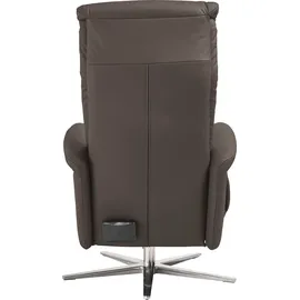 Home Affaire Relaxsessel Cartore Kaltschaum 77 x 119 x 93 cm Grau elektrisch mit Hocker