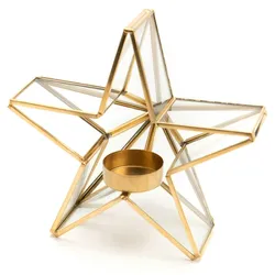 Windlicht Stern - Anderes Glas Amadeus 16x15.69 cm