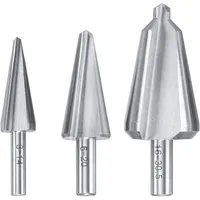 KWB 525090 3-teilig für Edelstahl, Konus-Bohrer stufenlos für hochlegierte