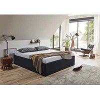 Westfalia Schlafkomfort Polsterbett "Texel", schwarz, B:166cm H:42cm L:206cm, Bezug