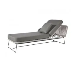 Diamond Garden Milos Daybed links, hellgrau