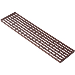 Laufrost, Trittrost 100x25cm, rotbraun
