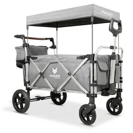 FUXTEC Fuxlife Luxus Bollerwagen FX-CTL950 Premium Grau