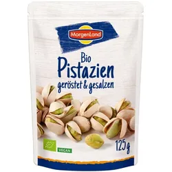 MorgenLand Pistazien geröstet und gesalzen bio 125g