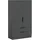 Möbel Boss Wäscheschrank Kopenhagen 80 x 140 x 37 cm Anthrazit