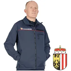 Softshelljacke / lt. Vorschrift OÖ LFV -  L - schwarzblau