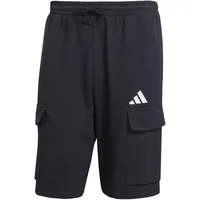 Adidas Herren Essentials FEELCOZY French Terry Cargo Short, Black/White,