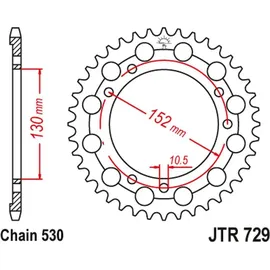 JT Sprockets Kettenrad 46 Zähne