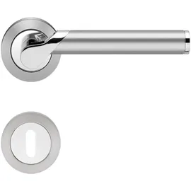 Karcher Design Drückergarnitur Starlight R38 BB0 65 Chrom/Edelstahl matt