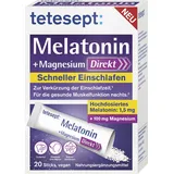 Tetesept Melatonin + Magnesium Direkt Sticks 20 St.