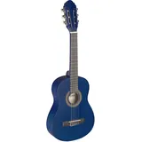 Stagg 405 M BLUE 1/4 Kindergitarre Konzertgitarre blau matt klassische Gitarre mit Lindendecke