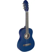 Stagg 405 M BLUE 1/4 Kindergitarre Konzertgitarre blau matt klassische Gitarre mit Lindendecke