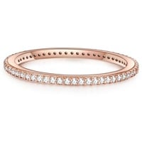 Glanzstücke München Ring Sterling Silber Zirkonia in Roségold Ringe Damen