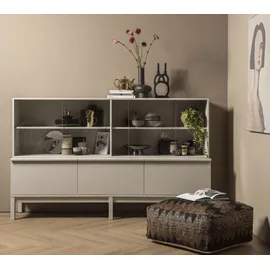 Woood Klink Aufsatzschrank 200 x 60 x 35 cm grau