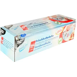 Papstar Starpak Frischhaltefolie, PVC 300 m x 30 cm mit praktischem Schneidesystem